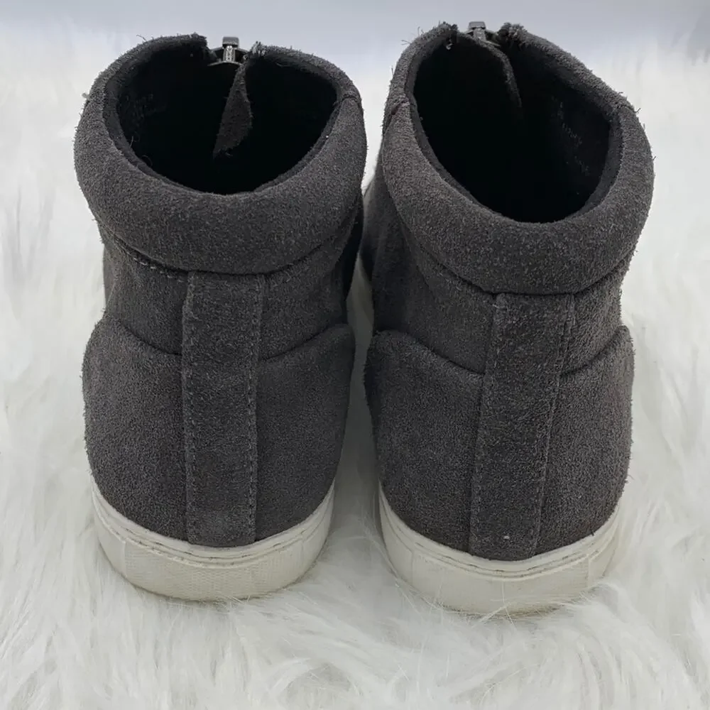 Kenneth Cole Kayla Suede Zip Sneakers Size 8‎